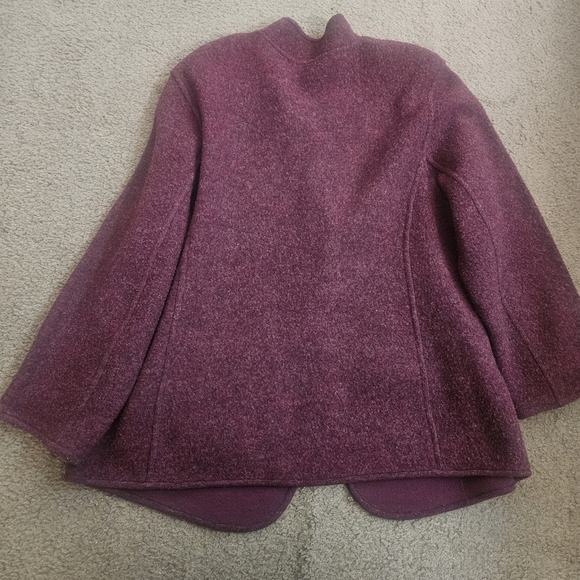 Eileen Fisher Lambswool Cardigan Sweater - Picture 5 of 6